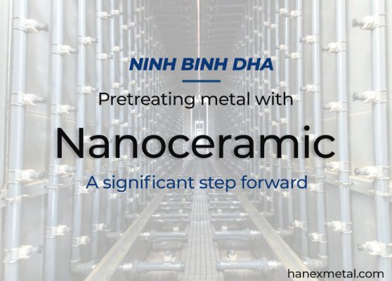 pretreating with nanoceramic