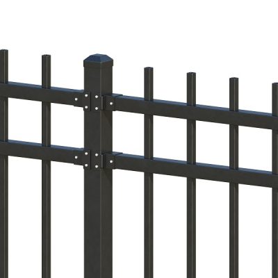 Straight-rod fence style