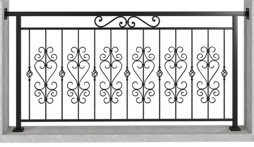 High quality iron railings